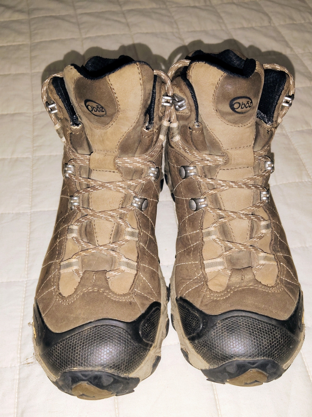 Oboz Bridger Mid B-DRY Women's Hiking Boots Walnut Brown Waterproof Size 7.5
